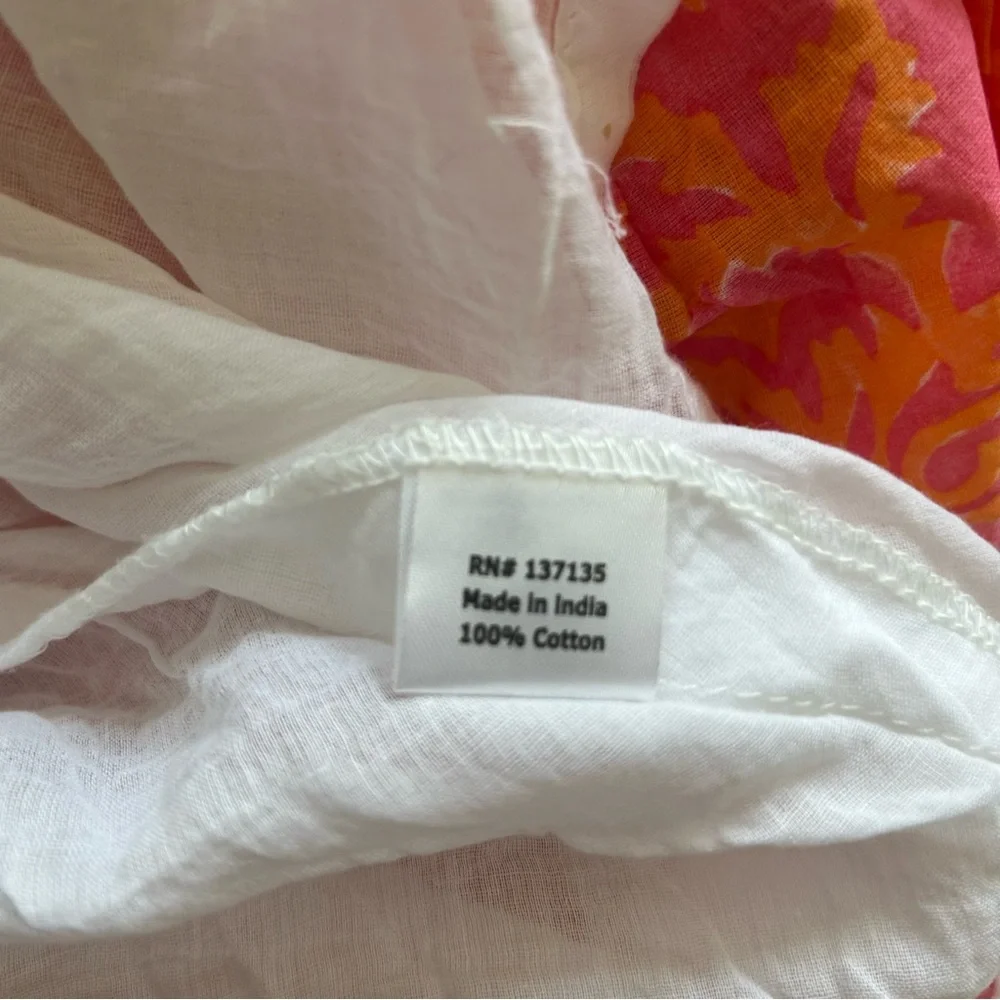 Bella Tu Sleeveless Pink and Orange Mini Dress - Picture 5 of 9